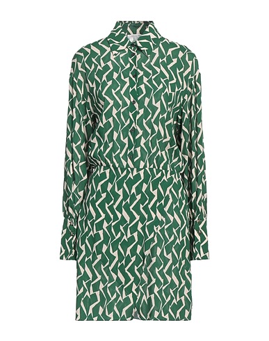 PATRIZIA PEPE Shirt dress Green 100% Viscose