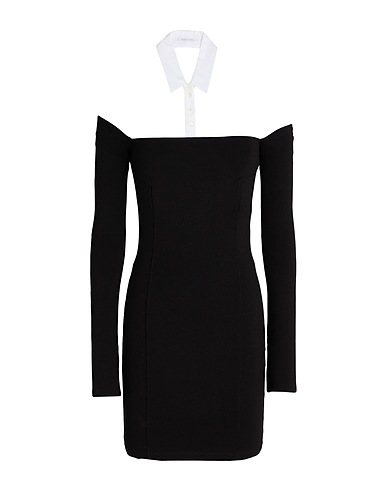 PATRIZIA PEPE Sheath dress Black 71% Viscose, 24% Polyamide, 5% Elastane