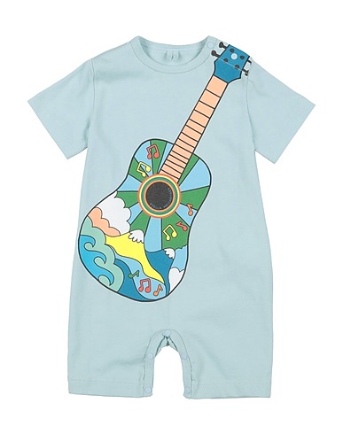 STELLA McCARTNEY KIDS Baby jumpsuit  Sky blue 100% Cotton