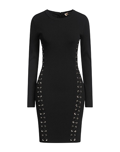 MICHAEL MICHAEL KORS Sheath dress Black 54% Recycled viscose, 44% Nylon, 2% Elastane