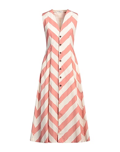 PHILOSOPHY di LORENZO SERAFINI Vestito estivo Rosa antico 98% Cotone, 2% Elastan
