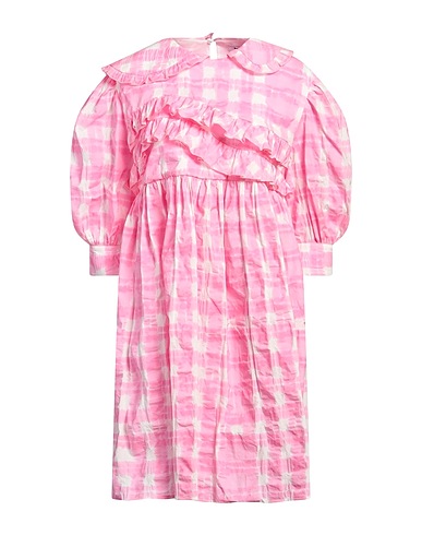 VIVETTA Vestito corto Rosa 100% Cotone