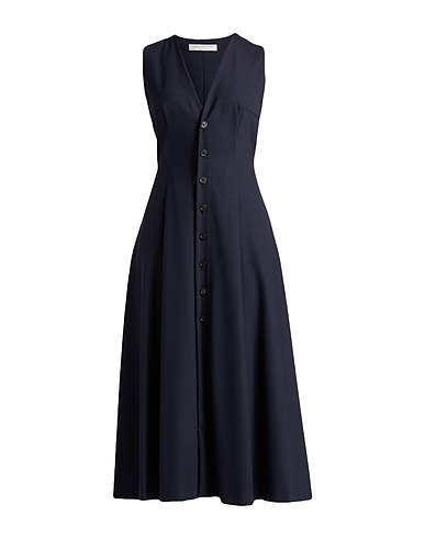 PHILOSOPHY di LORENZO SERAFINI オフィスワンピース ミッドナイトブルー ポリエステル 54% / ウール 44% / ポリウレタン 2%