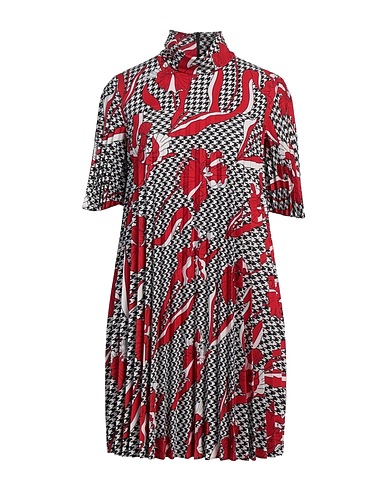 BOUTIQUE MOSCHINO Office dress Red 90% Polyester, 10% Elastane