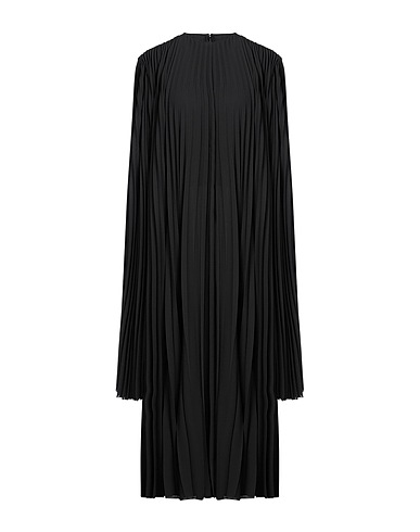 BALENCIAGA プリーツドレス GARDE-ROBE ブラック ポリエステル 100%