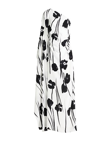 MAX MARA STUDIO Elegant dress White 100% Silk