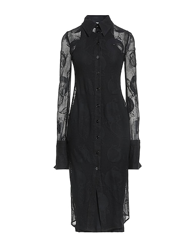 SPORTMAX Midi dress 65% Cotton, 35% Polyamide