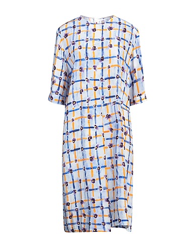 MARNI Midi dress Light blue 100% Silk
