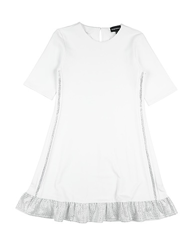 EMPORIO ARMANI Vestito Bianco 83% Cotone, 17% Poliestere
