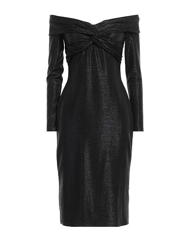 LAUREN RALPH LAUREN Elegant dress Black 95% Polyester, 5% Elastane