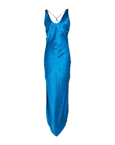 HOUSE OF AMEN Long dress Turquoise 58% Acetate, 42% Viscose