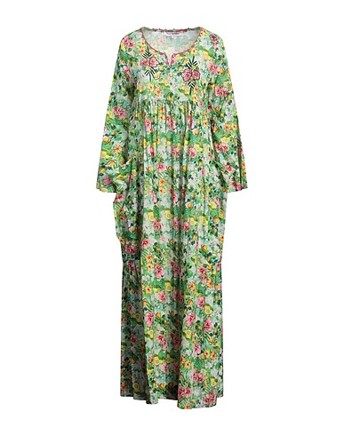 CONNOR & BLAKE Long dress Green 100% Cotton