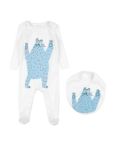 STELLA McCARTNEY KIDS Set baby Bianco 100% Cotone
