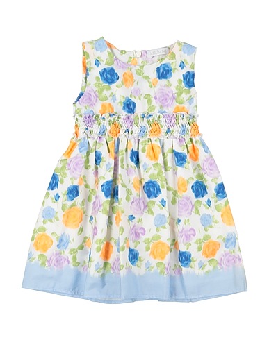 MEILISA BAI Baby dress BIANCO 100% Cotton