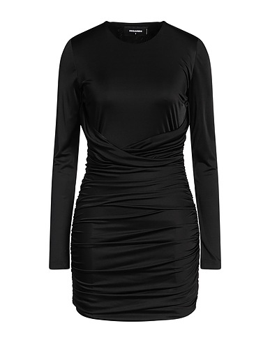 DSQUARED2 Sheath dress Black 100% Viscose