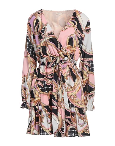 FRACOMINA Short dress Light pink 100% Polyester