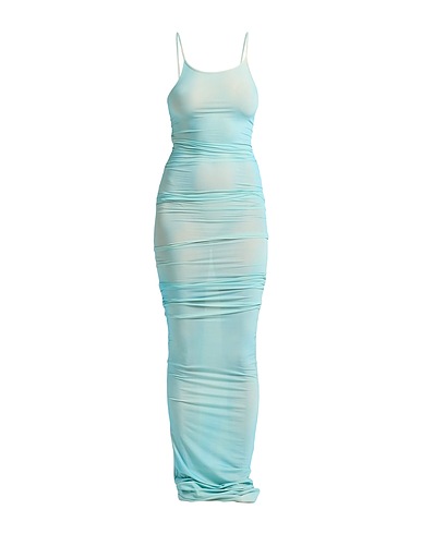 MM6 MAISON MARGIELA Long dress Turquoise 86% Polyamide, 14% Elastane