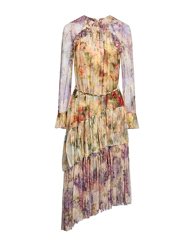 ZIMMERMANN Midi-Kleid Gelb 100% Seide