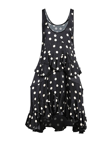 STELLA McCARTNEY Midi dress Black 100% Viscose, Silk