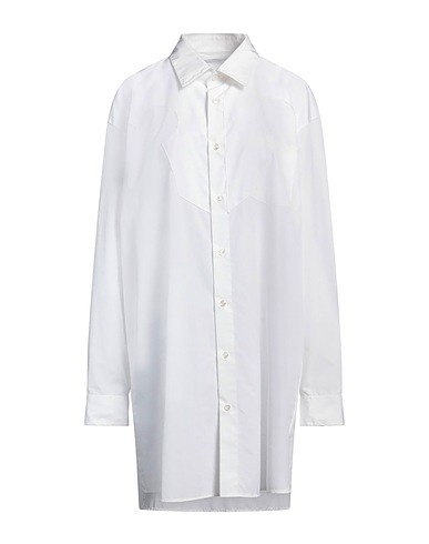 MAISON MARGIELA Деловое платье Белый 100% Хлопок