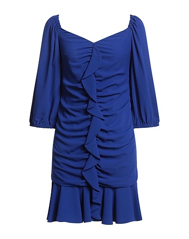 HANITA Sheath dress Bright blue 100% Polyester