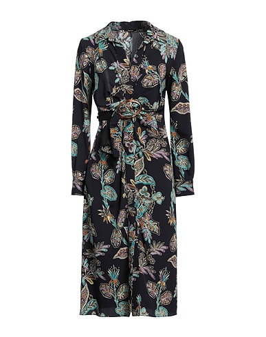 HANITA Midi dress Midnight blue 100% Polyester