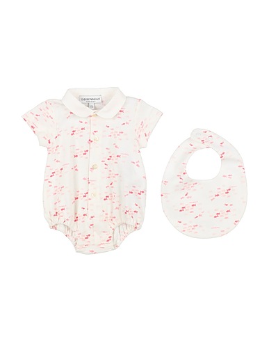 EMPORIO ARMANI Baby accessories set White 100% Cotton