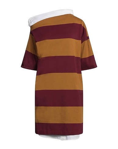 DRIES VAN NOTEN Short dress Mustard 100% Cotton