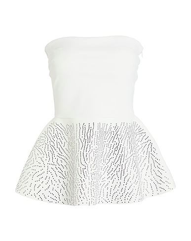 CHIARA BONI LA PETITE ROBE Top White 72% Polyamide, 28% Elastane
