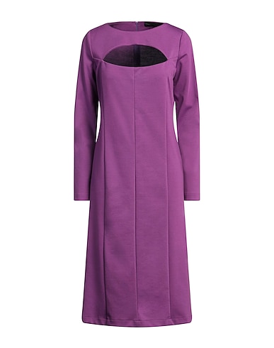 CRISTINA GAVIOLI Midi dress Mauve 65% Rayon, 30% Nylon, 5% Elastane