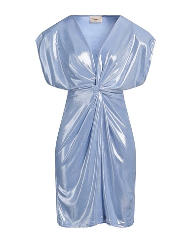 TOY G. Short dress Sky blue 95% Polyester, 5% Elastane