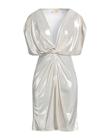 TOY G. Short dress Platinum 95% Polyester, 5% Elastane