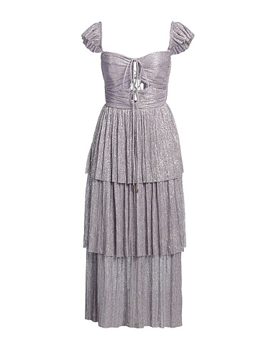 SABINA MUSÁYEV Midi-Kleid Lila 50% Polyester, 50% Metallfaser