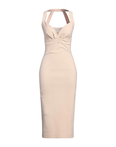 CHIARA BONI LA PETITE ROBE Midi dress Beige 75% Polyamide, 25% Elastane