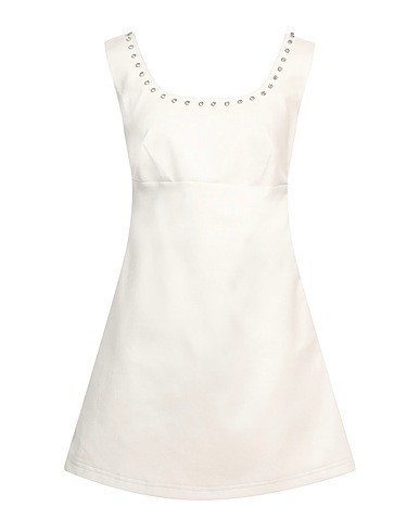 ACTITUDE by TWINSET Short dress Off white 93% Polyester, 7% Cotton