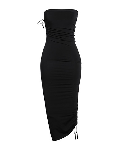 WOLFORD Long dress Black 93% Polyamide, 7% Elastane