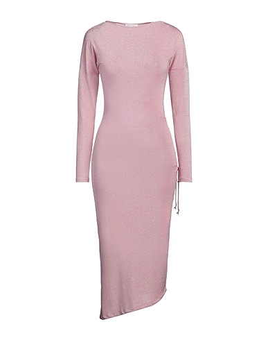 PATRIZIA PEPE Midi dress Pink 60% Viscose, 17% Polyimide, 16% Polyamide, 7% Elastane