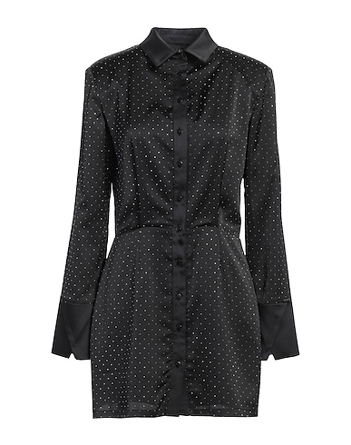 GAëLLE Paris Vestido camisero NOIR 95% Poliéster, 5% Elastán