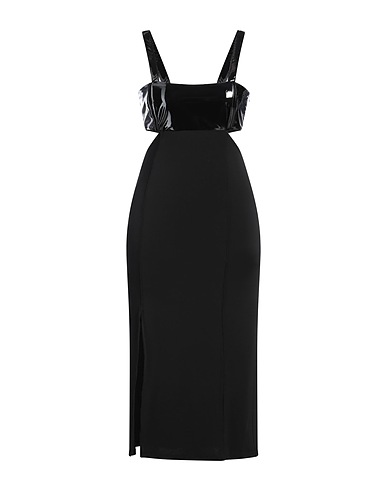 PATRIZIA PEPE Robe fourreau Noir 76% Acétate, 19% Polyamide, 5% Élasthanne, Polyester