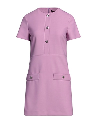 MAJE Short dress Mauve 54% Polyester, 43% Virgin Wool, 3% Elastane