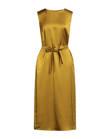 WEEKEND MAX MARA Vestito midi Senape 100% Poliestere
