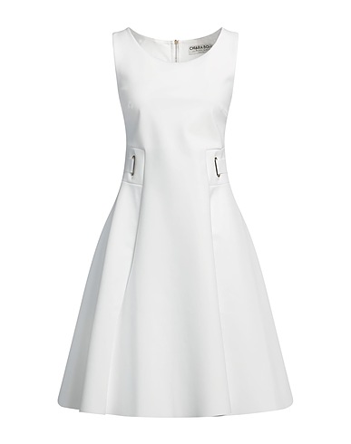 CHIARA BONI LA PETITE ROBE Short dress White 72% Polyamide, 28% Elastane