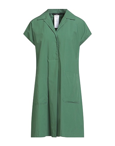 WEEKEND MAX MARA Shirt dress Green 100% Cotton