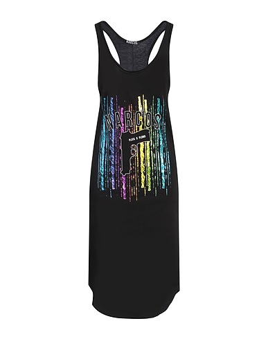 NARCOS Midi dress Black 100% Cotton