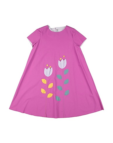 IL GUFO Vestito Malva 97% Cotone, 3% Elastan