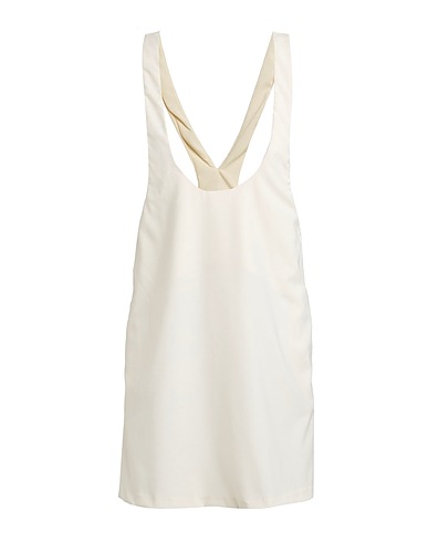 VICOLO Sheath dress Ivory 69% Polyester, 25% Viscose, 6% Elastane