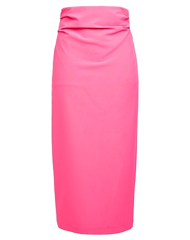 SEMICOUTURE Midi skirt Fuchsia 68% Polyester, 29% Viscose, 3% Elastane