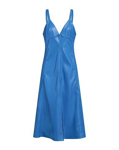 STELLA McCARTNEY Midi dress Light blue 100% Polyester, Polyurethane coated