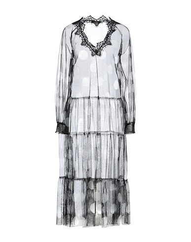 ACTITUDE by TWINSET Midi dress Black 100% Polyester, Polyamide