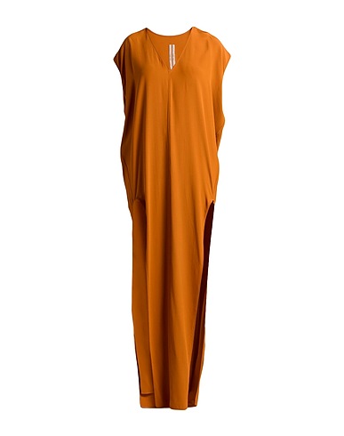 RICK OWENS Vestito lungo Cuoio 64% Acetato, 36% Seta